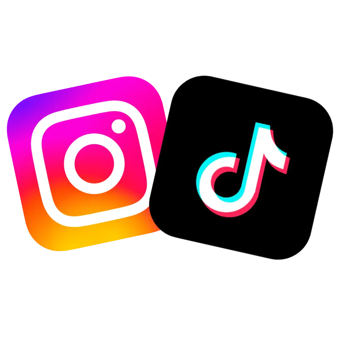 TikTok e Instagram